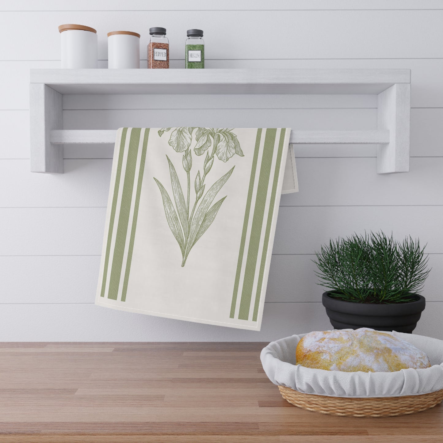 Botanical Cotton Tea Towel