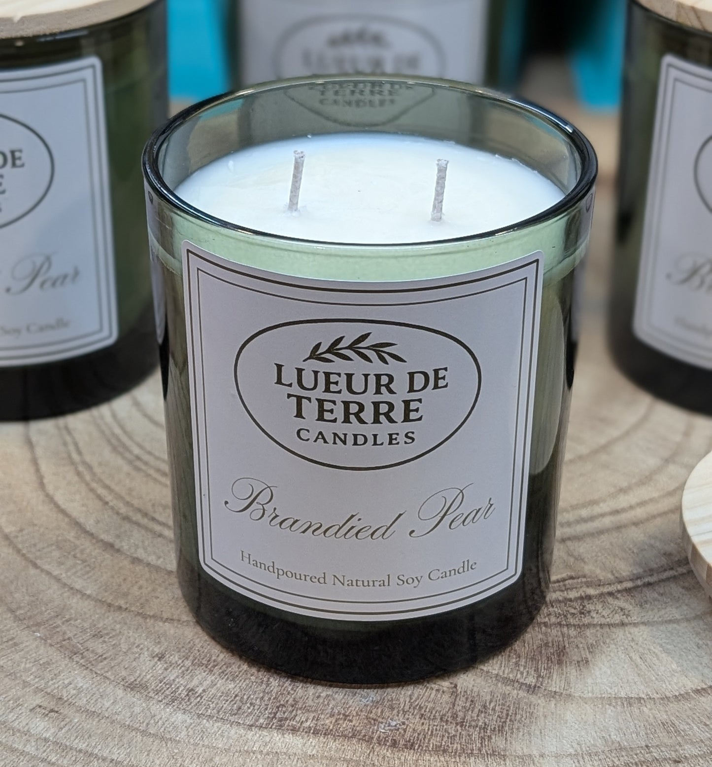 ✨Brandied Pear Holiday Candle – Lueur De Terre ✨