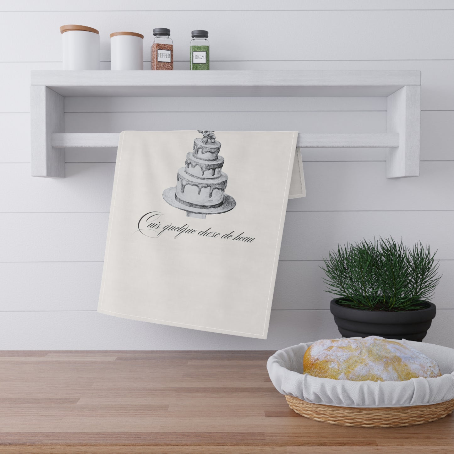 Cake Design Cotton Tea Towel