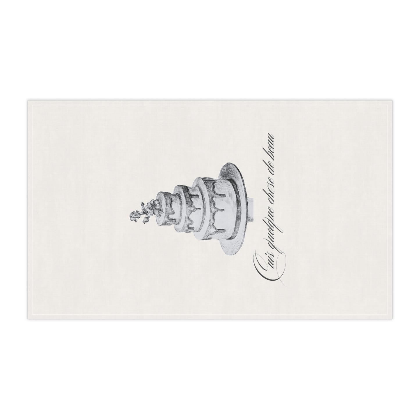 Cake Design Cotton Tea Towel