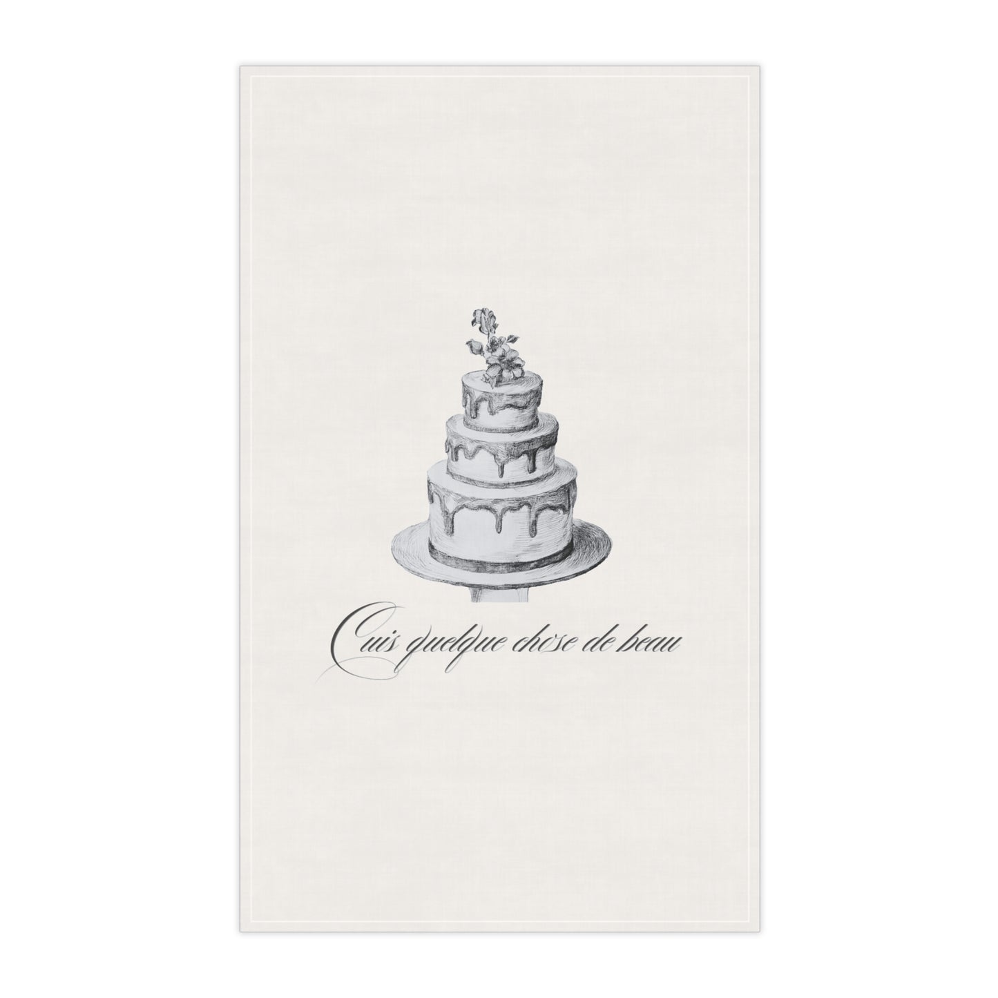 Cake Design Cotton Tea Towel