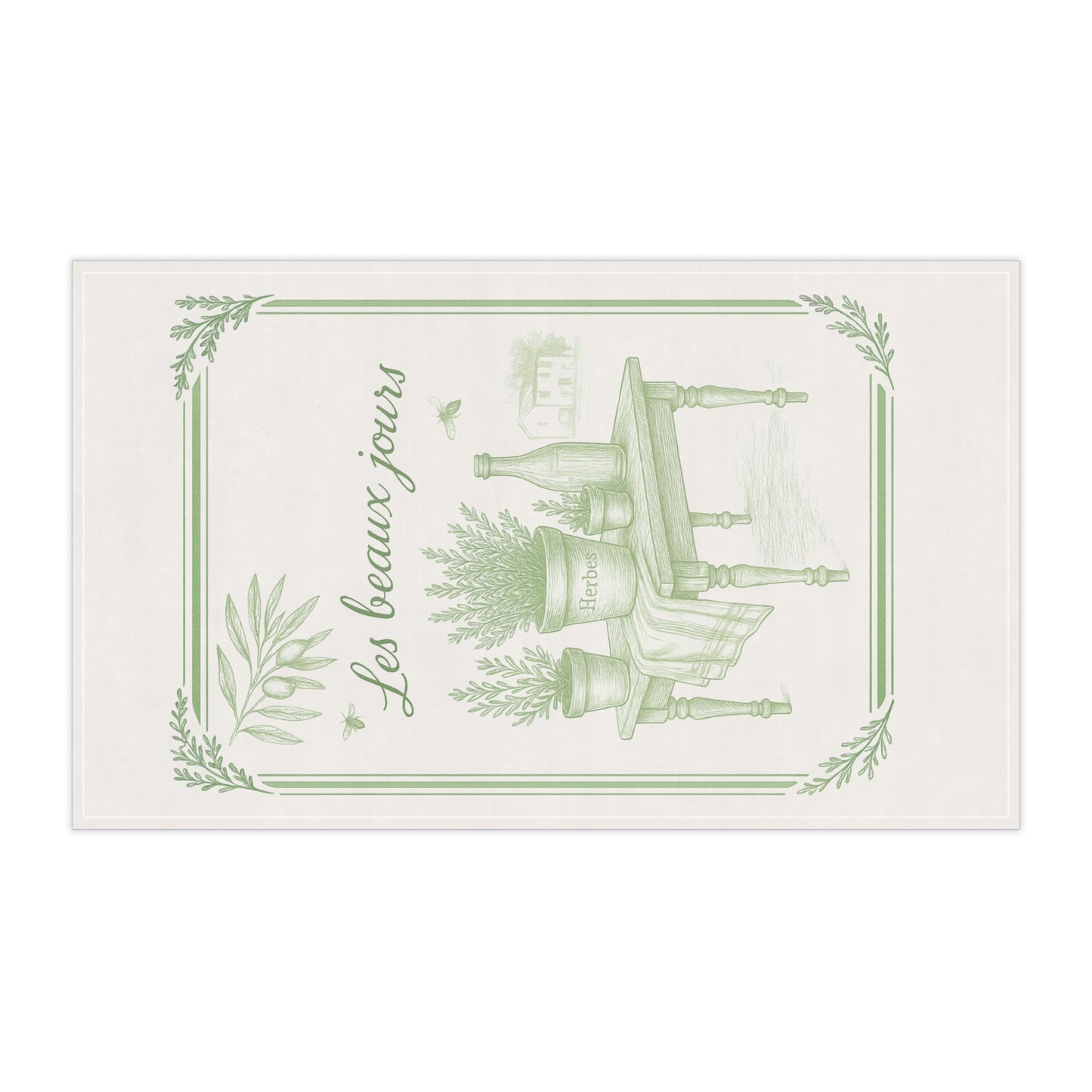 Herb Garden Tea Towel