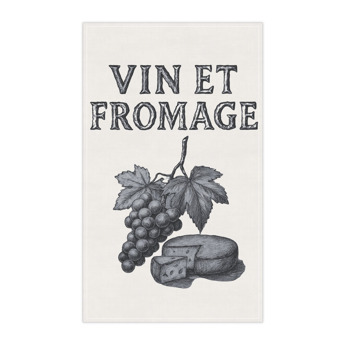 French Vineyard Cotton Tea Towel