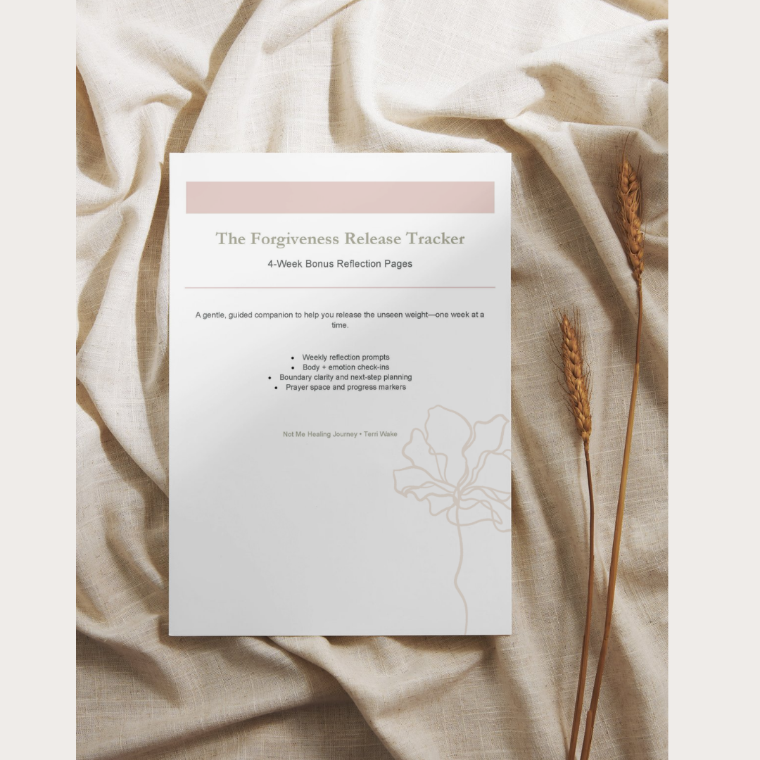 The Forgiveness Release Tracker 4-Week Bonus Reflection Pages