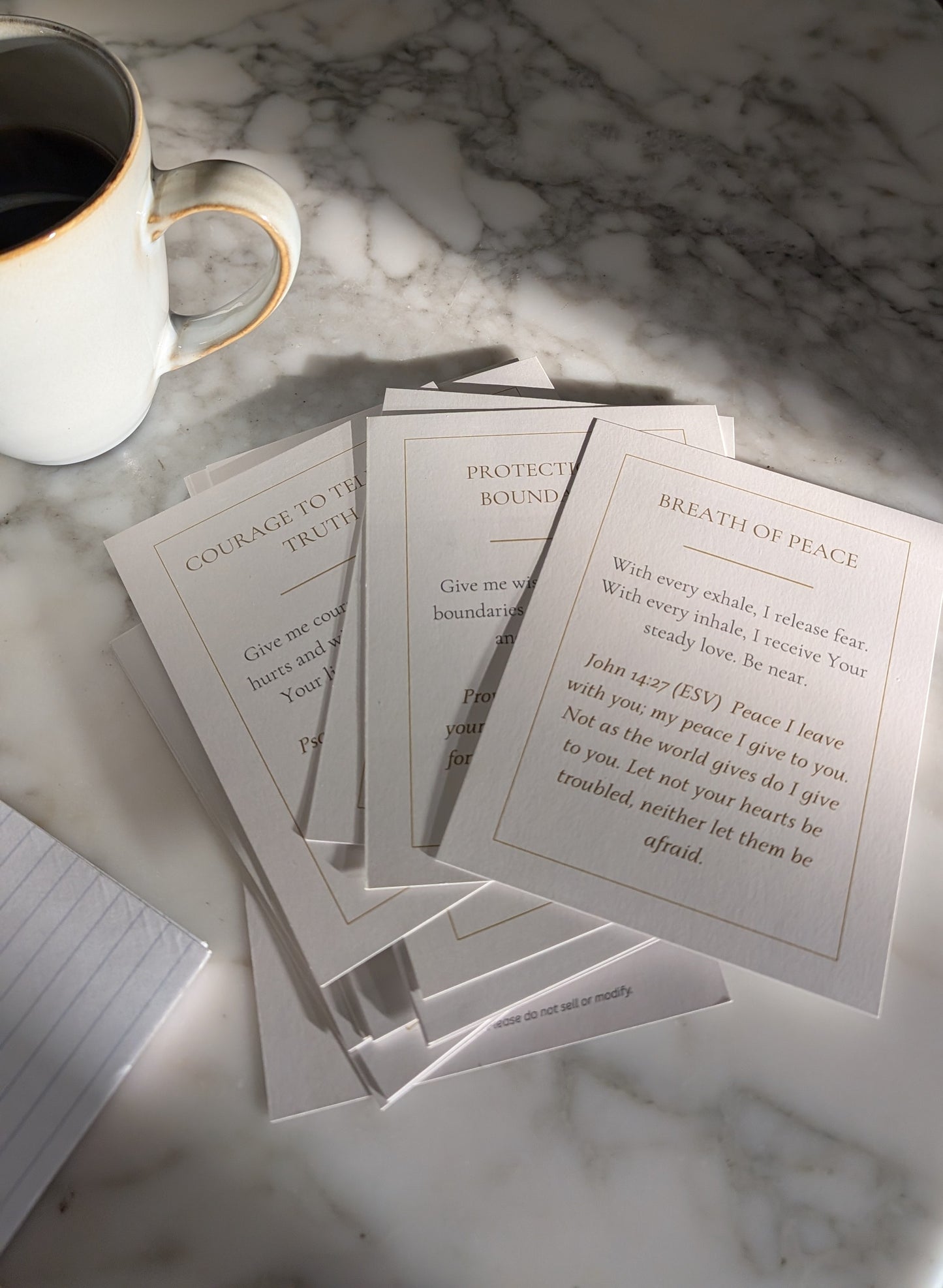 Not Me Healing – Printed Prayer Cards